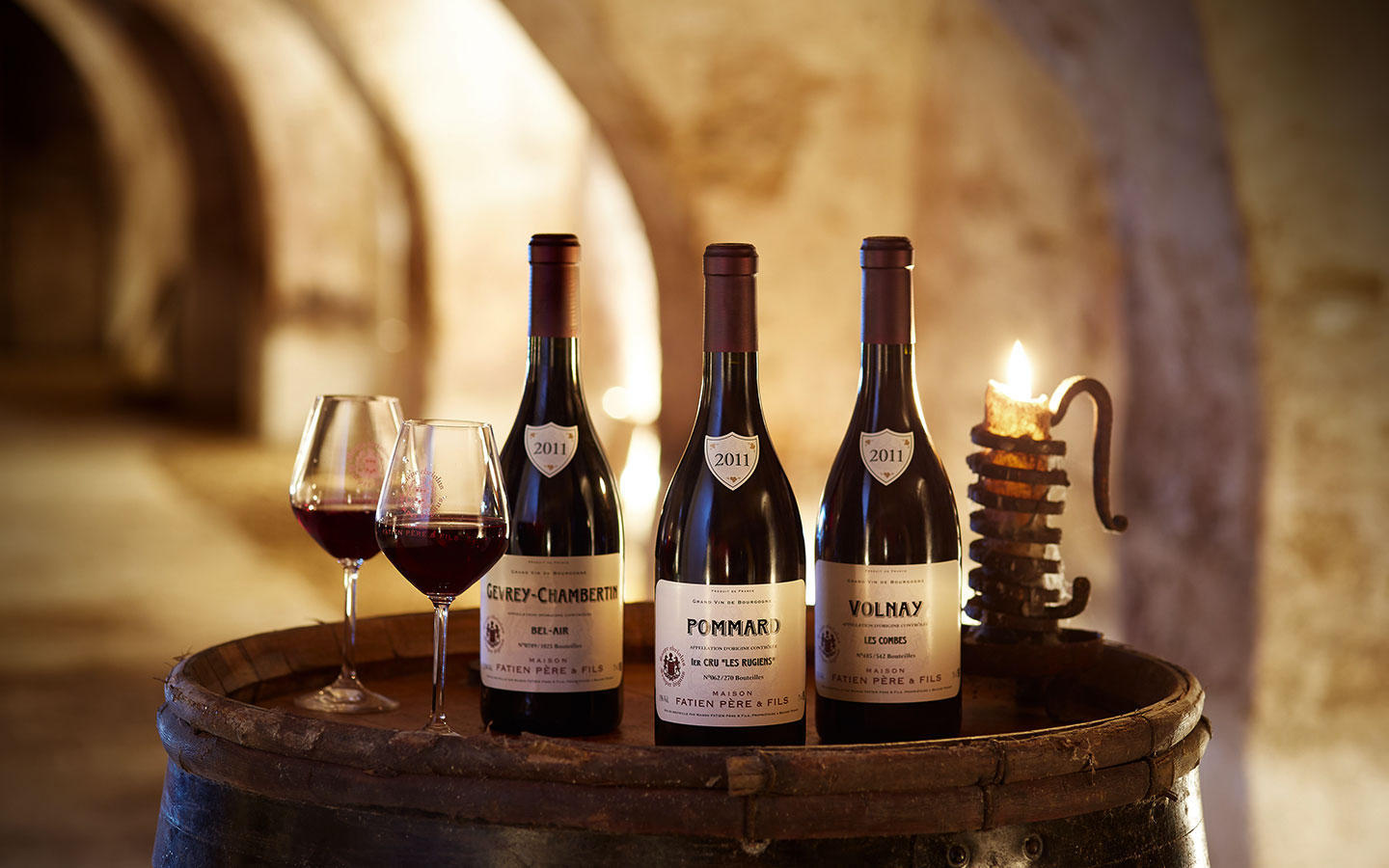 Raymond et Charly Fatien, grands amoureux de la Bourgogne et de ses vins.